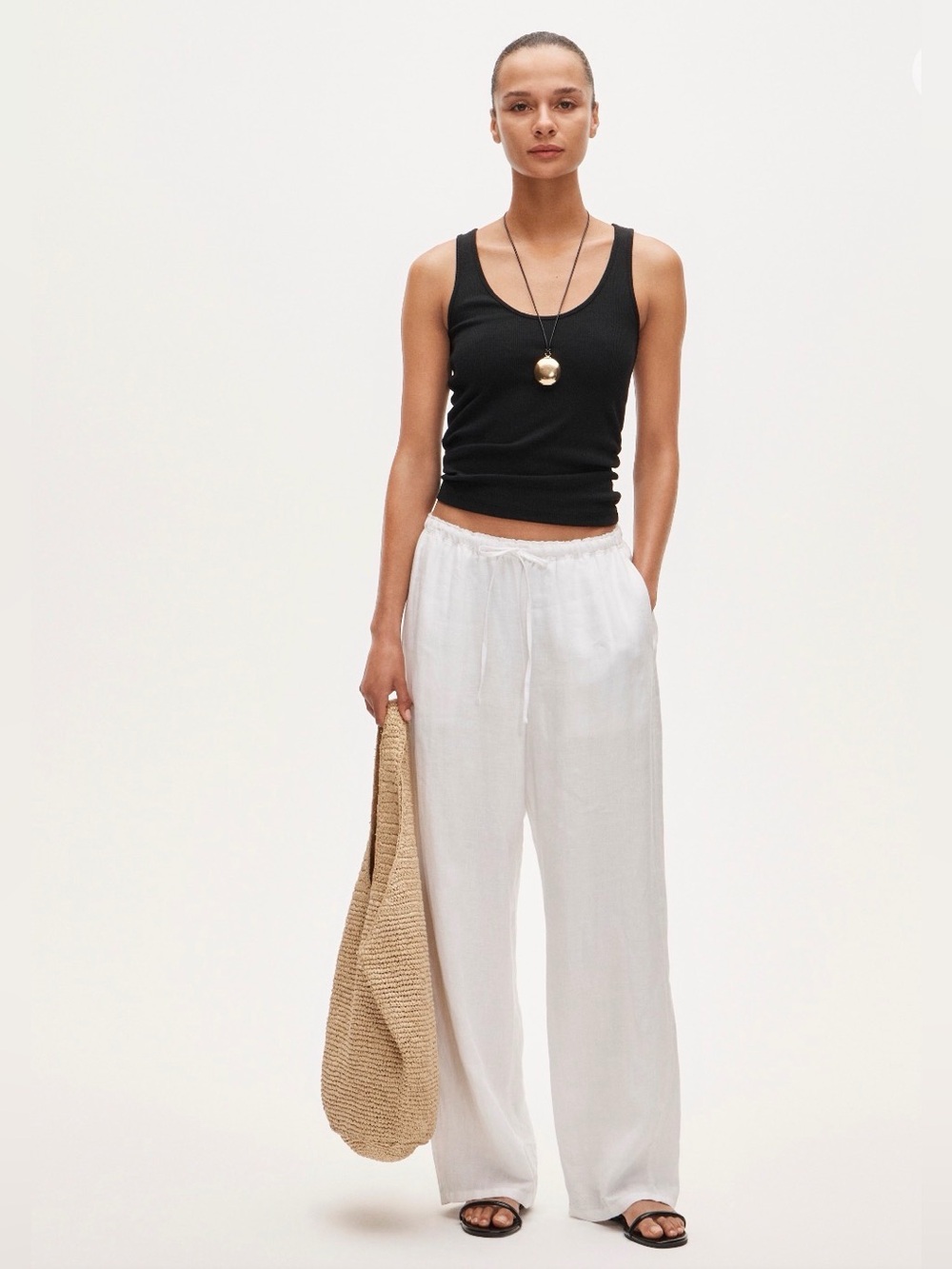 J. Crew Soleil Linen Drawstring Pants